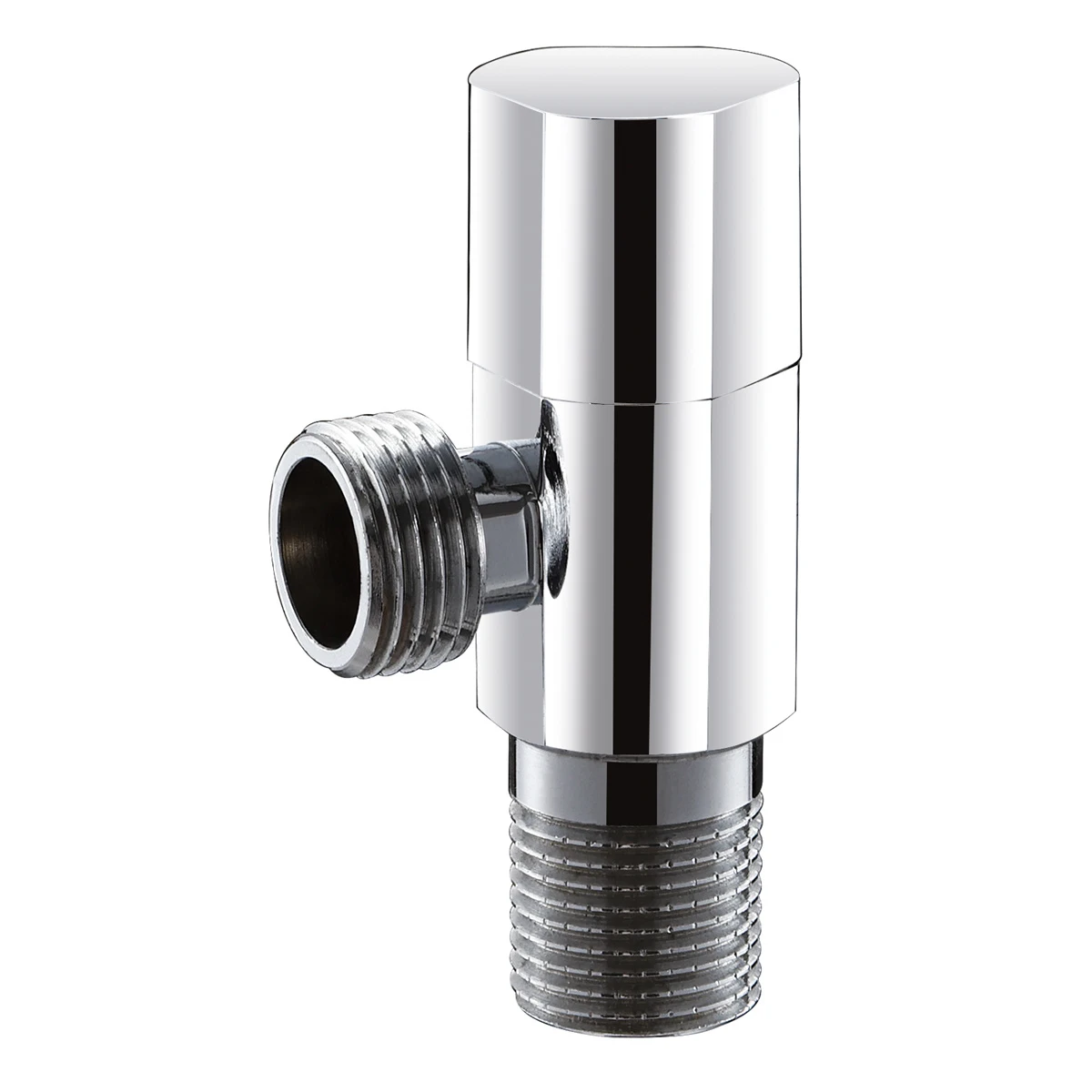 90 Degree Brass Angle Valve with Diverter Factory Price Toilet Stop Valve for Bathroom Sinks for Hotels