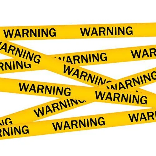 BG Waterproof PE Plastic Warning Decorative Halloween Caution OPP Tape