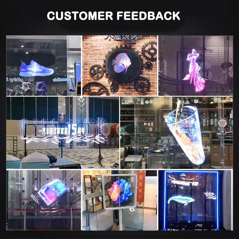 3D Hologram Fans Projector Display 4k HD1080p High Resolution Holographic Fan For Advertising
