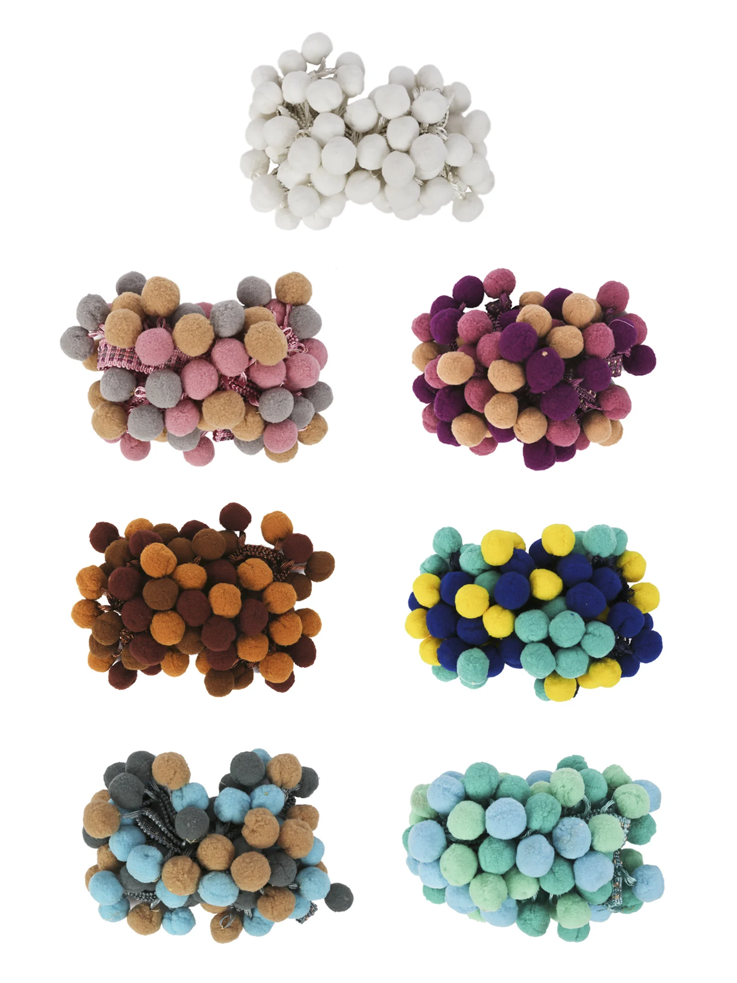 
Wholesale Hot Sale Curtain Pillow Fabric Fringe Tassel pom pom trim 