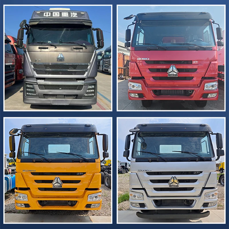 Китай Sinotruk Подержанный тягач 6x4 HOWO 371HP Prime Mover 420hp