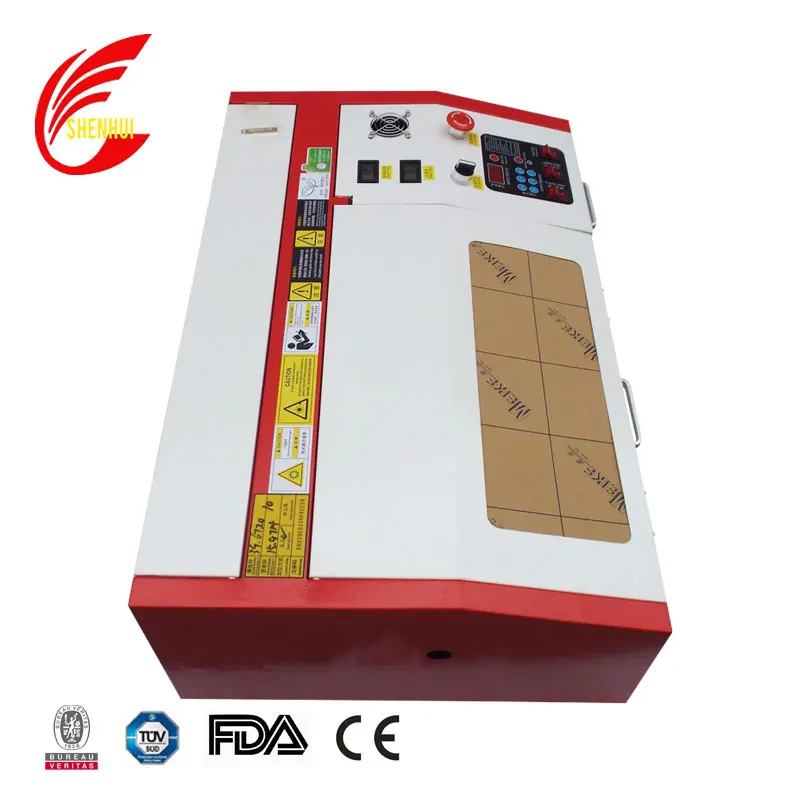 Stamp making machine CO2 40w 4020 3020 4040  mini smart Lazer engraver cutter factory price