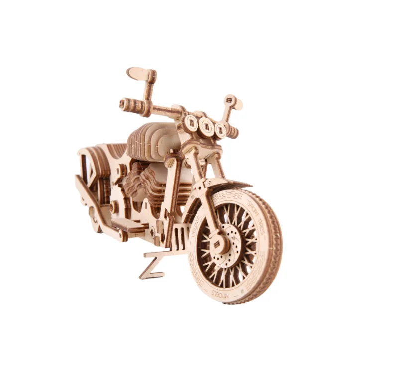 DIY Wood Craft Gift LK504 Model Cruiser motorcycle 3D Wooden Puzzles wholesale Adults&Kids toys cruiser motorcycle