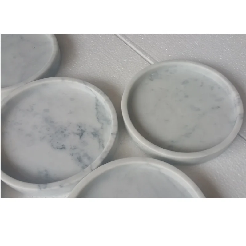 White Natural marble tray,tray serving 16*30cm