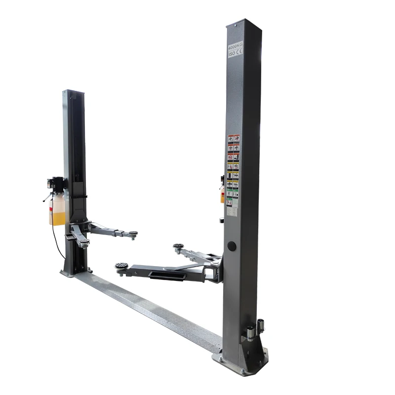 Chinese supplier 2 Post car lift Double Cylinder Hydraulic Maintenance Equipment 2 Columns  Lift with CE  two side lock release
