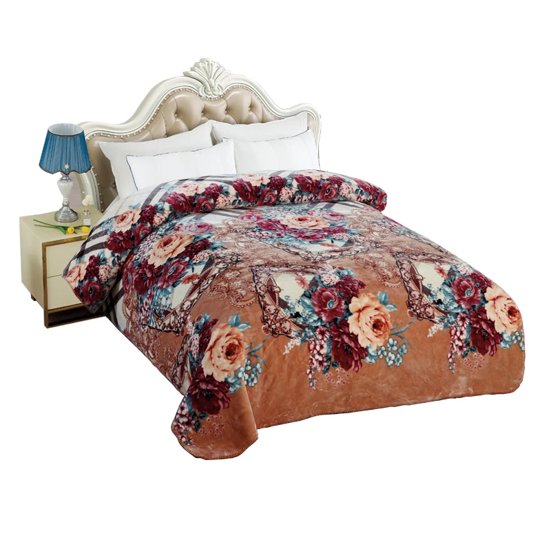 Flannel Fleece Queen Size sherpa winter blankets Lightweight Bed Blanket Soft Velvet Bedspread blanket turkey model