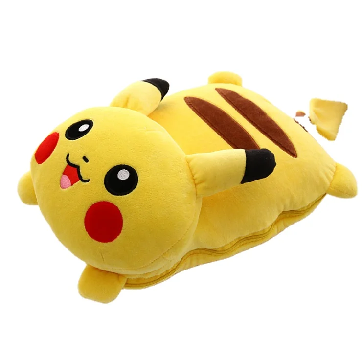 Top Selling Pillows Blankets, 2-In-1 Small Quilts Cushions Office Car Pillows Blanket Plush Toys Cute Cushion Stitches Doll
