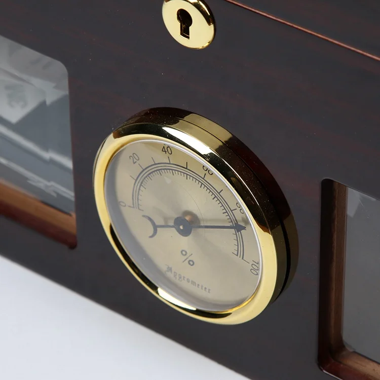 FHbiz Custom Luxury Wooden Brand Cigar Box for 50 Cigar storage