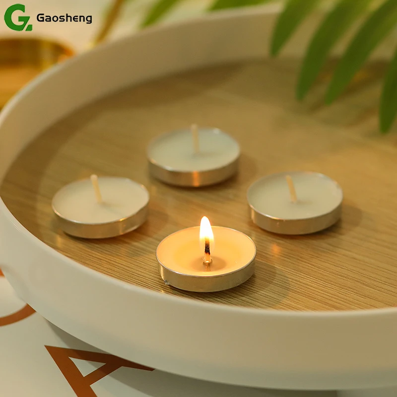 6g 10g 12g 14g 23g Quick Delivery Best Price 50pk 100pk Tray Pack Tealight Candle For Home Party Meditation Festival Use