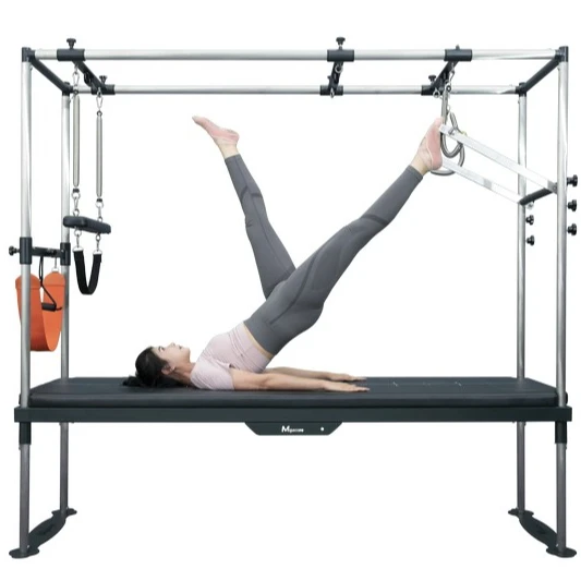 Factory Wholesale Sale Steel Pilates Cadillac Reformer  Gym Fitness Equipment for Studio and Home Pilates Reformer