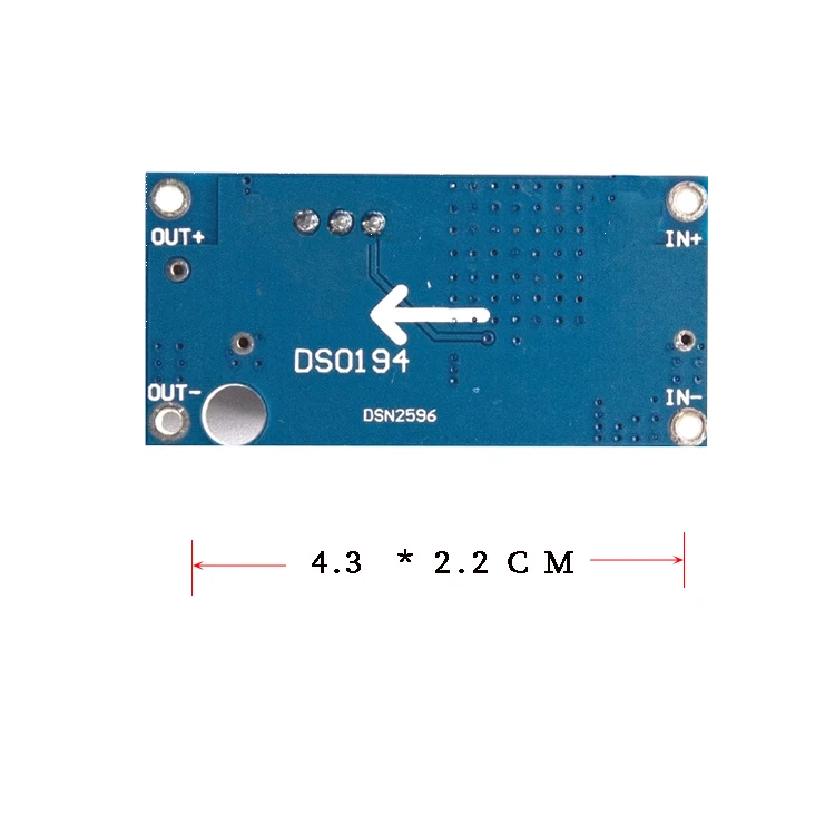 DC-DC Step-Down Power Module 3A Adjustable Buck Module LM2596 24V to 12V 5V 3V