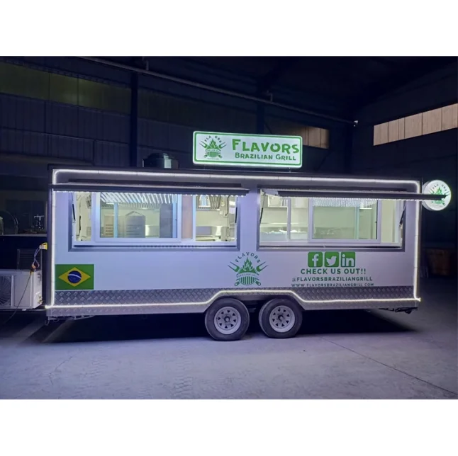 Фуд-грузовик для еды movil camiones de comida miami carrito venta en