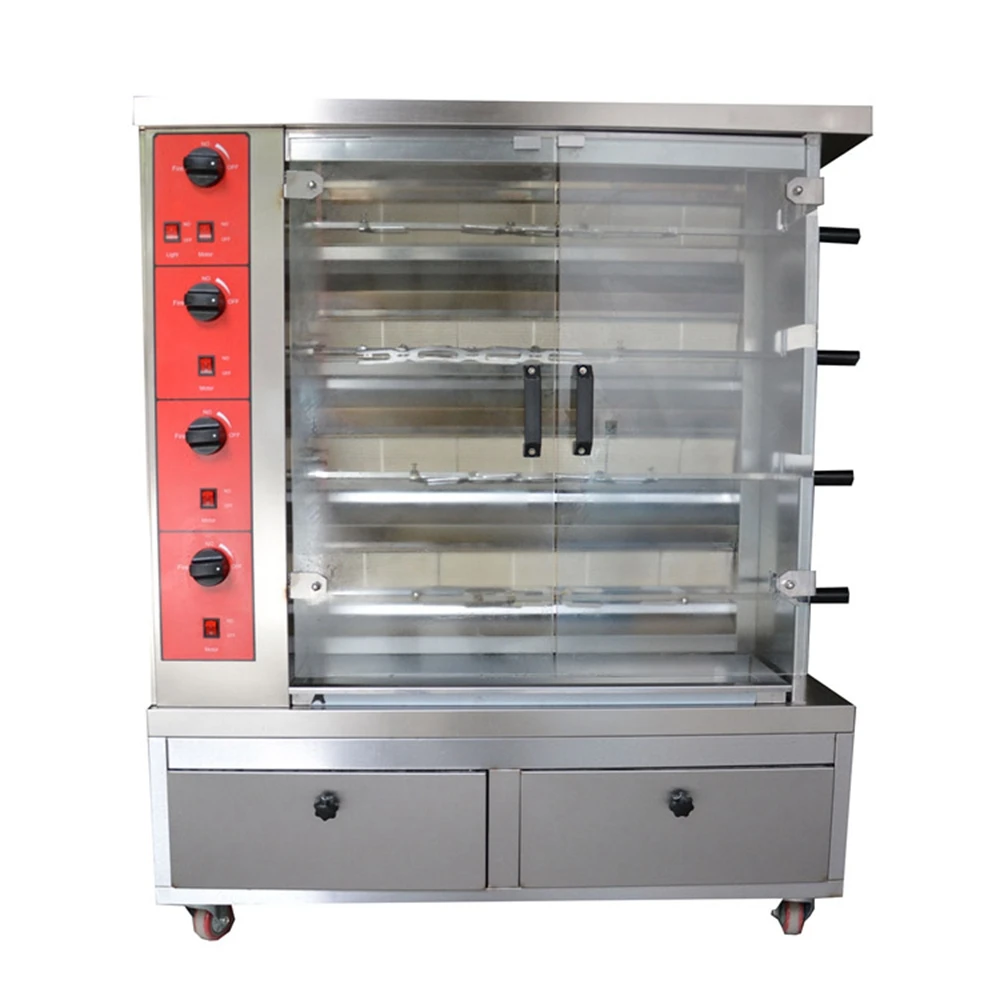 Commercial Automatic outdoor chicken rotisserie chicken roasting machine rotisserie
