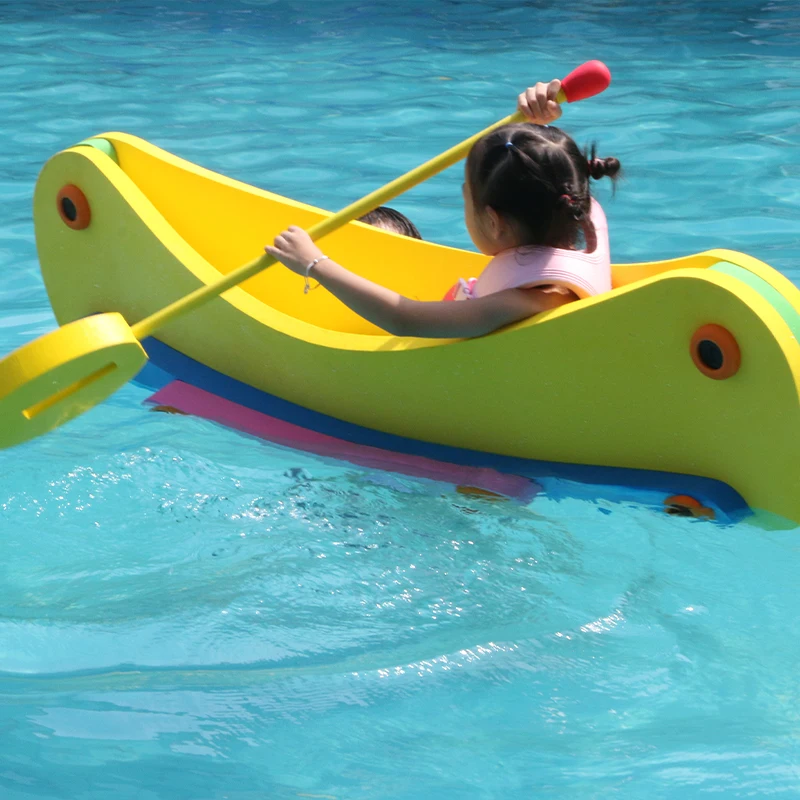 Swimming teaching aids floating board training water sports water board slide Kayak with paddle