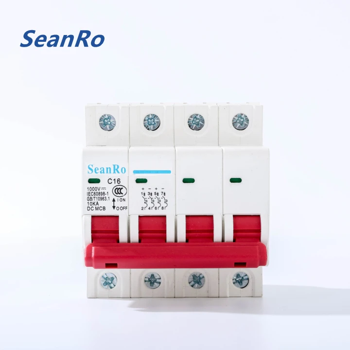 SeanRo 1 2 3 4 p main switch circuit breakers electric automatic dc mcb 32 10 amp miniature circuit breakers