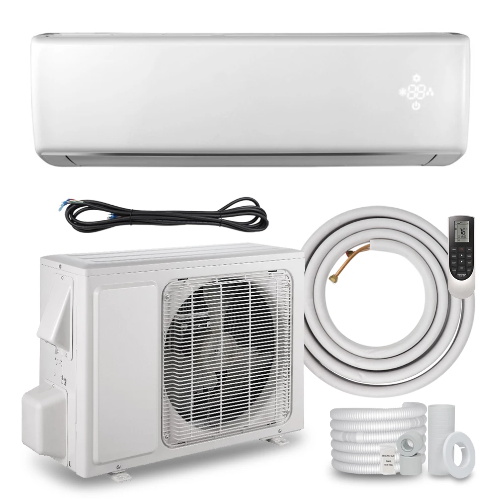 18SEER 9000 btu  R410A  Split Air Conditioner Refrigerant Mini Split T1 Wall Mounted AC Units 50Hz 60Hz