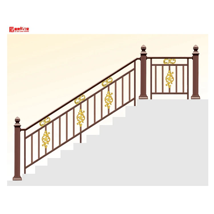 Aluminum stair railing design system aluminum balcony railing design inner stair railing
