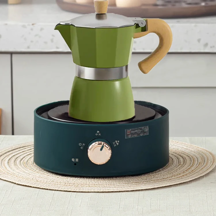 500W small multi-functional Moka pot electric stove set portable coffee maker