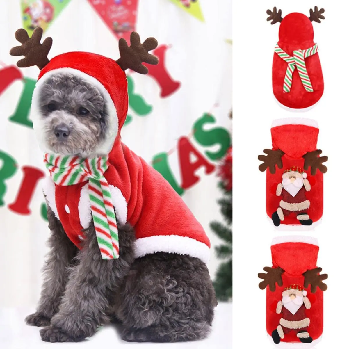 puppy clothes winter clothes sweater christmas designer dog clothes and accessories pet hoodies