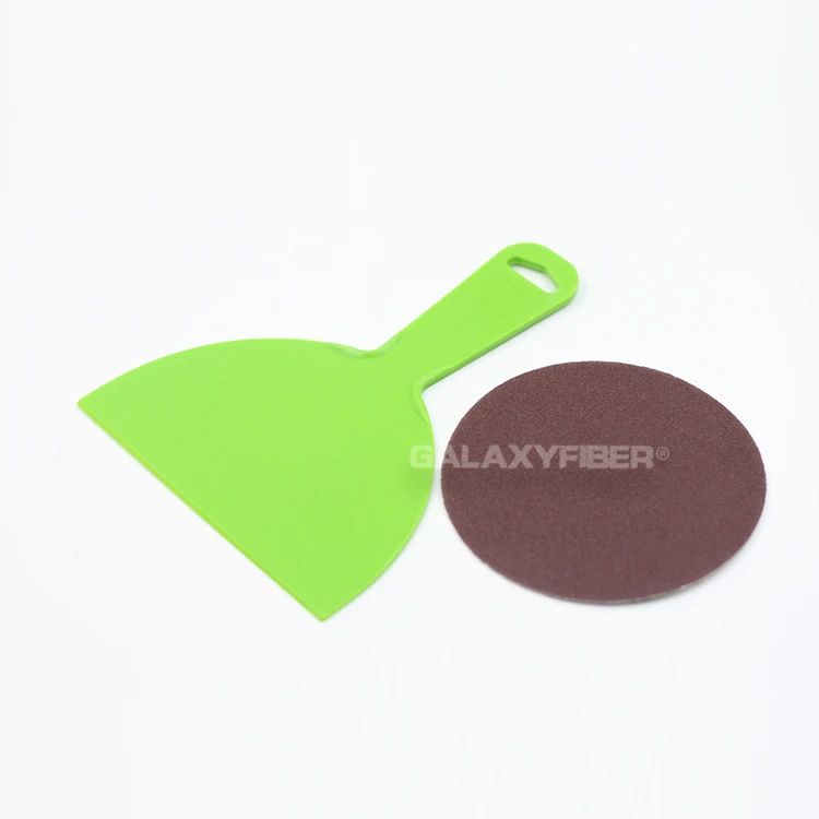 factory selling premium drywall tool size 1 1.523468plastic handle scraper putty knife green putty knife plastic