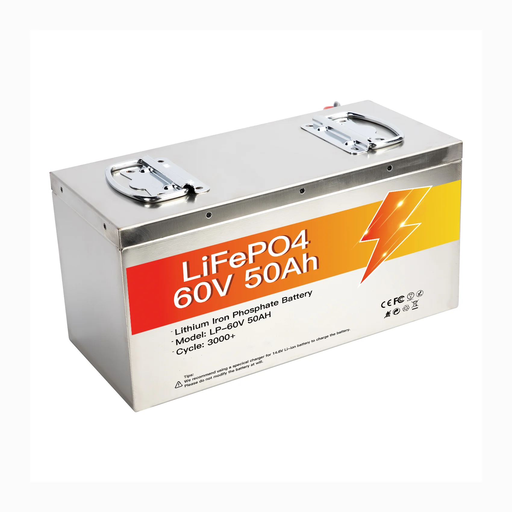 60V Rechargeable Lithium Battery Pack 50Ah Golf Cart Batteries with Lifepo4 48V/2V/24V/6V Solar Storage 100Ah+ Capacity