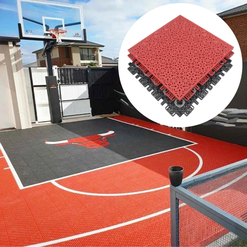 Cheap Pickleball Sport Modular Interlocking Floor Tiles Mat Outdoor Basketball Court Flooring for Sale