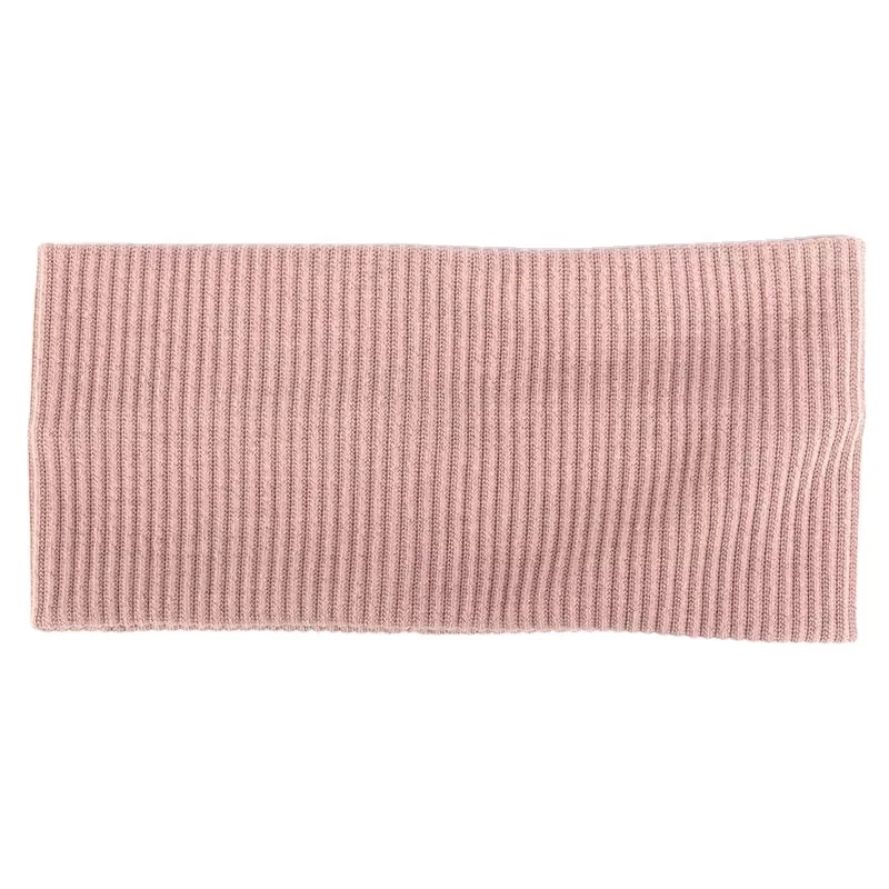 
KENSHELLEY Amazon Wholesale Fashion Hair Accessories Outdoor Winter Headband Elastic Flat Knit Rib Band Wool Knitted Headband 