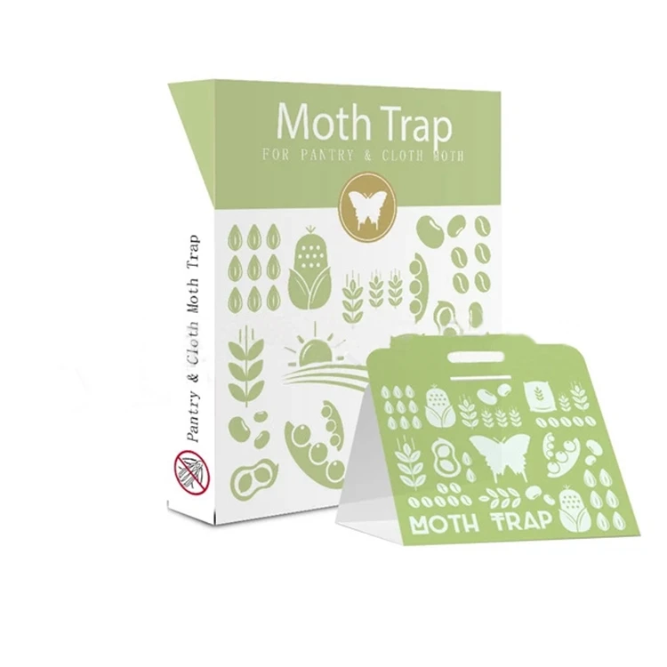 Zhejiang factory wholesale direct sale effective non-toxic sticky adhesive sheet clothes pheromones moth trap for home