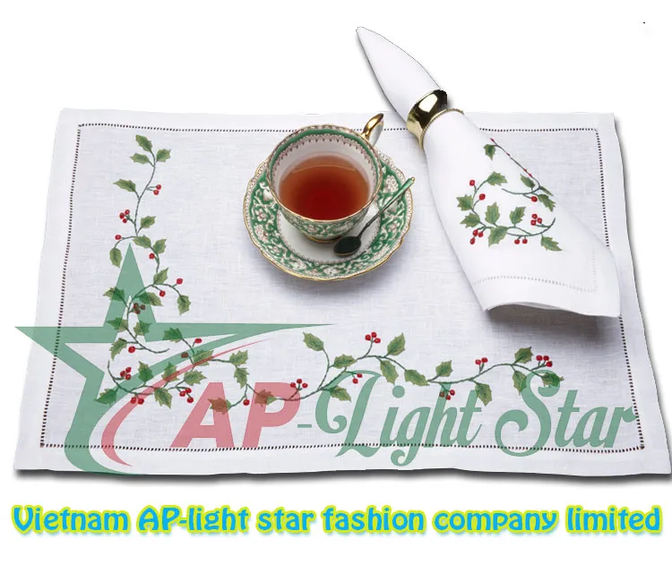 THE BEST SELLER EMBROIDERED NAPKINS FOR HOTELS