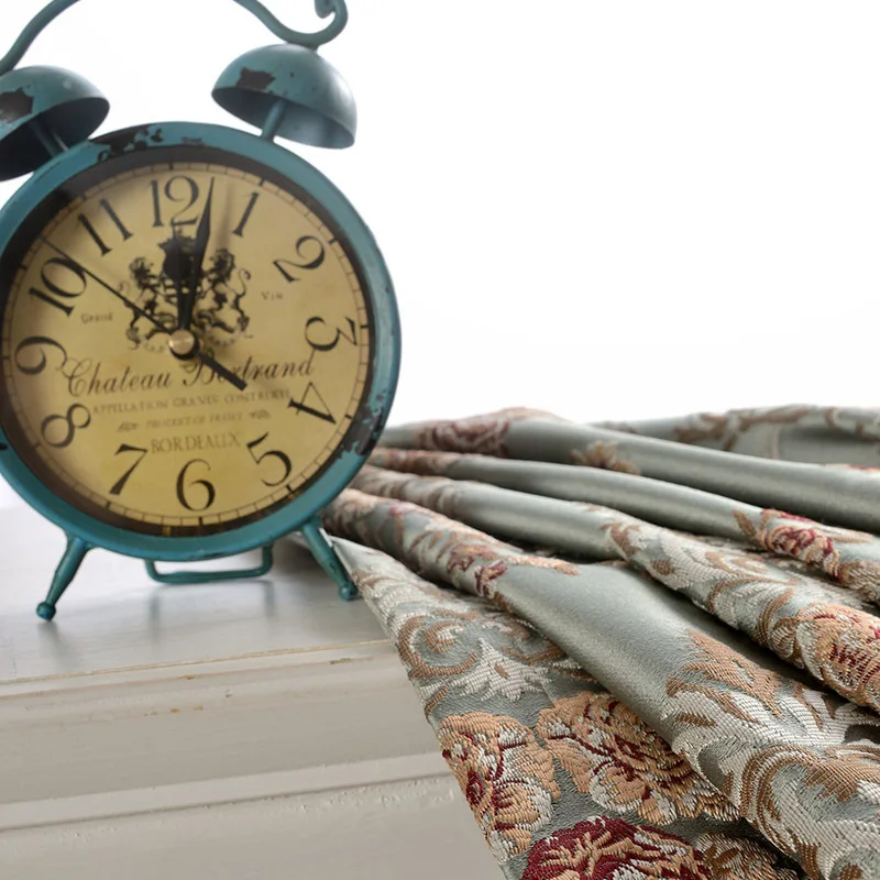 European Style Luxury Coffee Tables High-precision Curtain Fabric Jacquard Fabric New Chinese Style Light Luxury Curtain