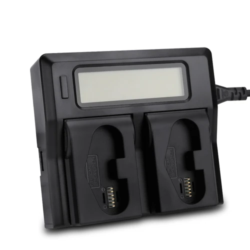 KingMa LP-E19 Dual Channel LCD Battery Charger for Canon EOS 1Dx Mark II,1Dx,1Ds Mark III,1D Mark IV