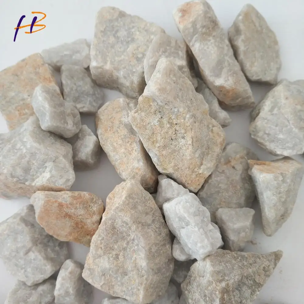 Silica Quartz lumps SiO2 97.5% /Snow White Lumps