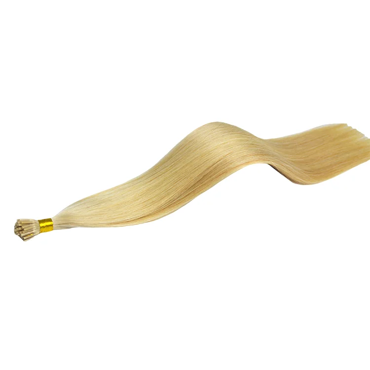 Hot Sale Factory Price 100% Natural Extensiones De Cabello 100humano Remmy i Tip Hair Extensions Wholesale