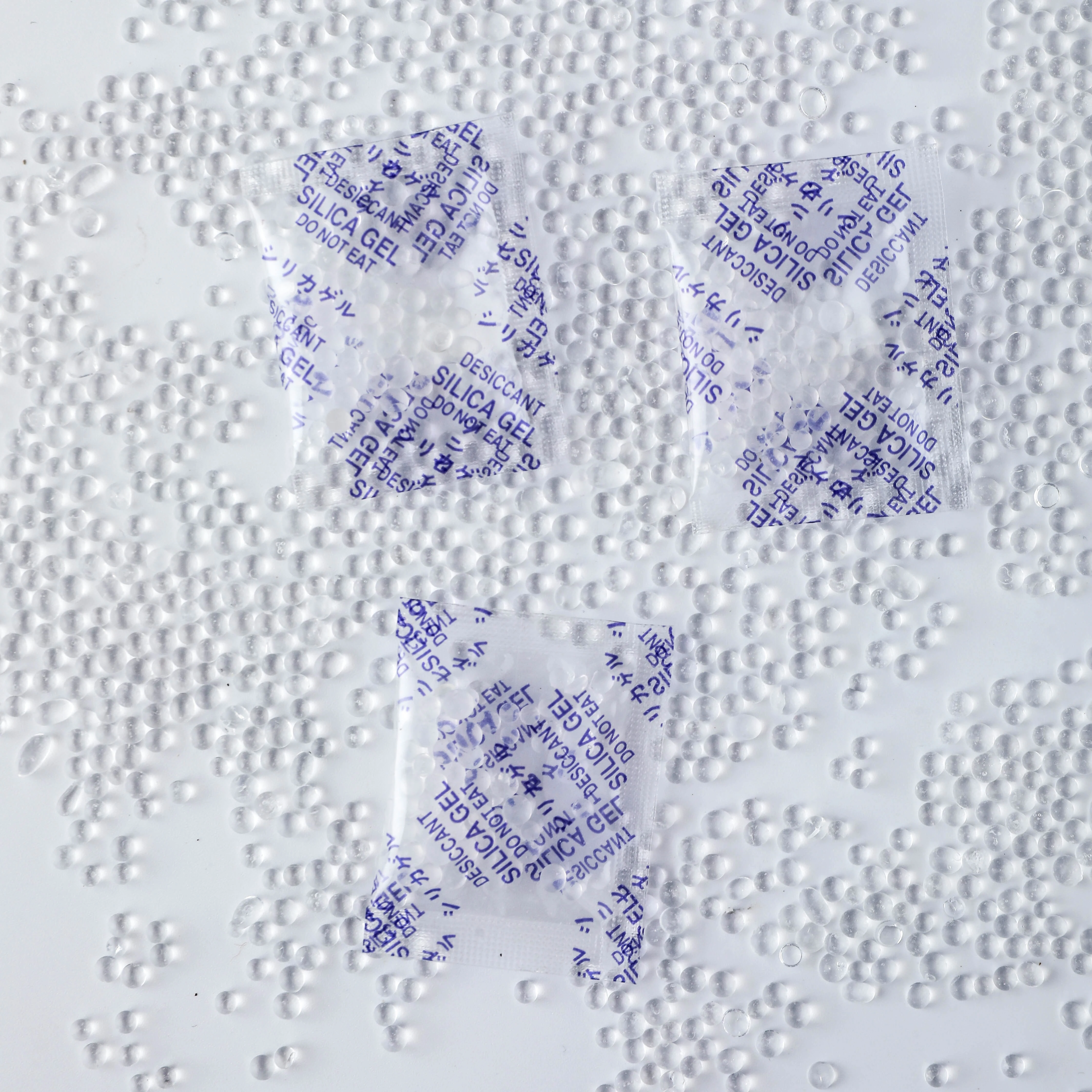 Super Dry Food Grade Water Absorbing 1g 2g 3g 5g Silica Gel Desiccant Packets for Food Storage  desiccant beads bulk