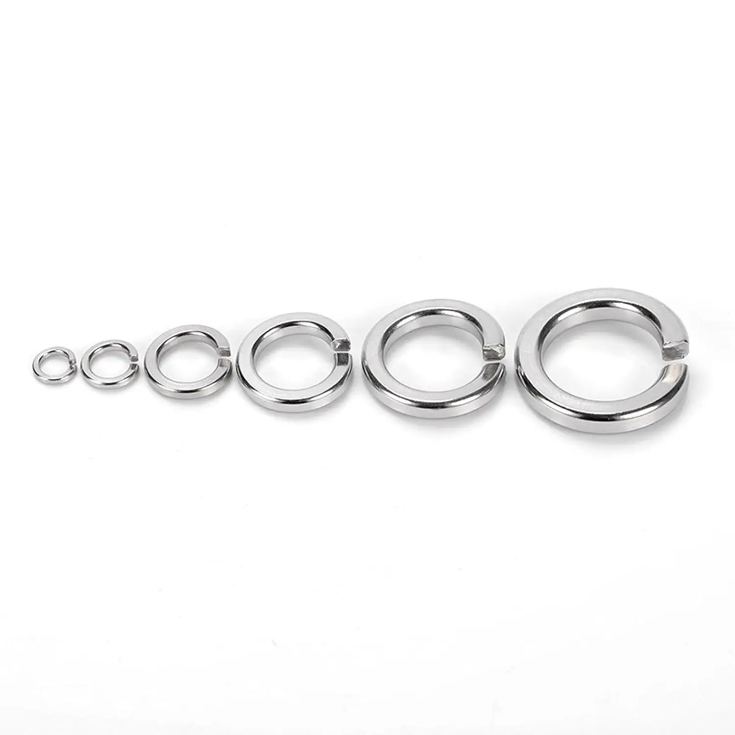 DIN127 DIN6913 Spring Washer 304 254SMO 2205 2507 317L Stainless Steel Spring Lock Washer Brass and Aluminium Material