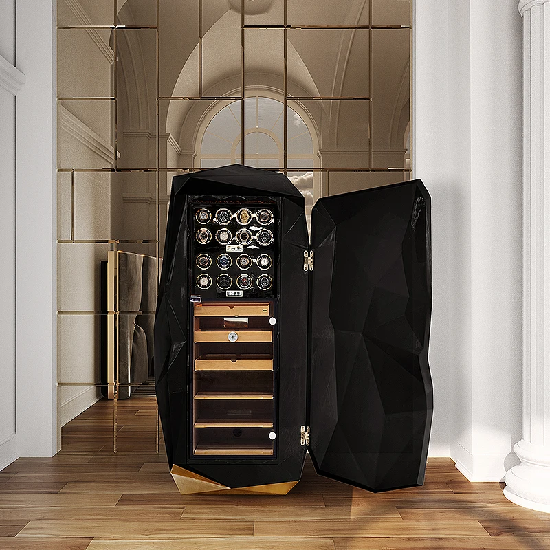 Modern High-End Designer Metal Safe with Combination Lock Luxury Anti-theft Locker for Bedroom and Living Room in Portugal