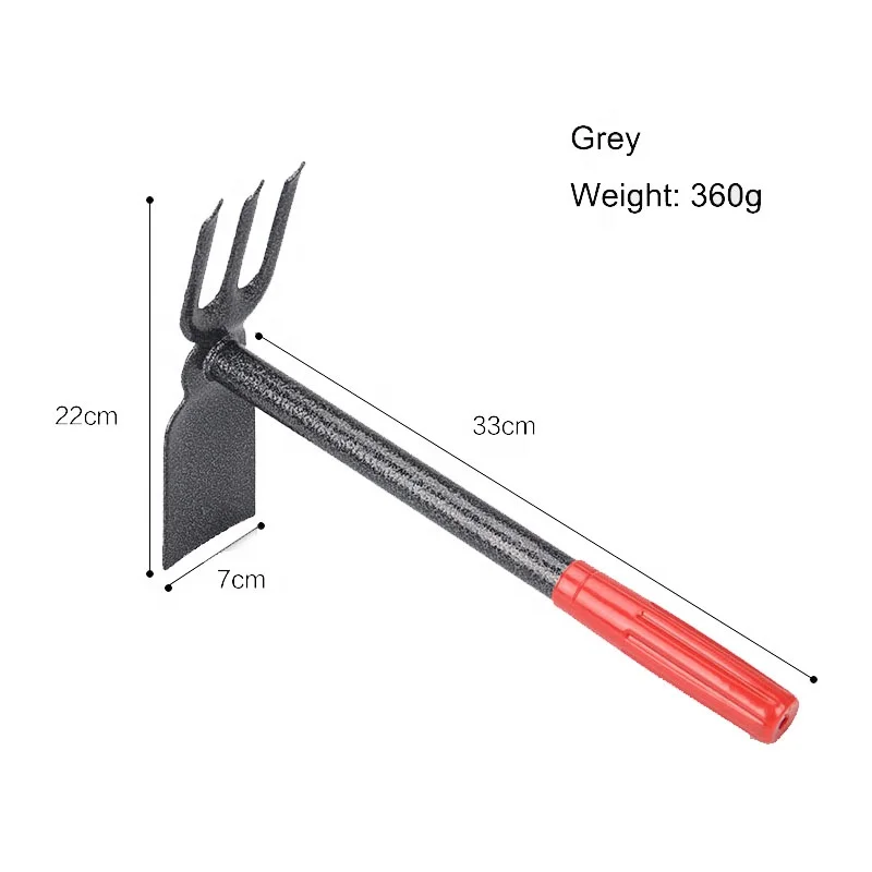 
Small Garden Dig Hoe Grey Gardening Hoe 
