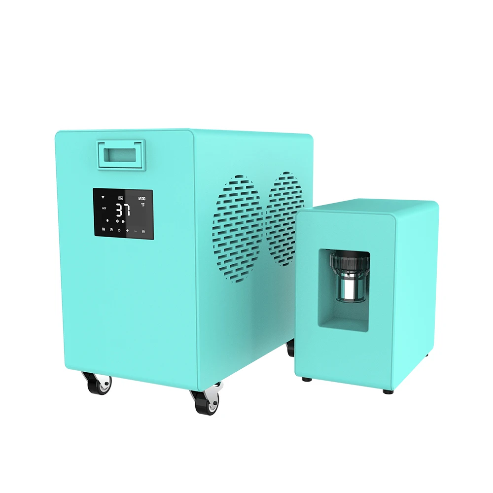 Smaller Water Chiller for Cold Plunge Pool Cold Plunge Inflatable Recovery Pod Ice Bath Chiller Pump Filter Wifi Ice Chiller