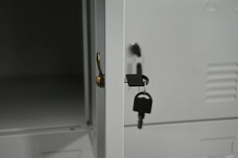 Powder coated disassemble gym clothes cabinet steel school 9 door locker