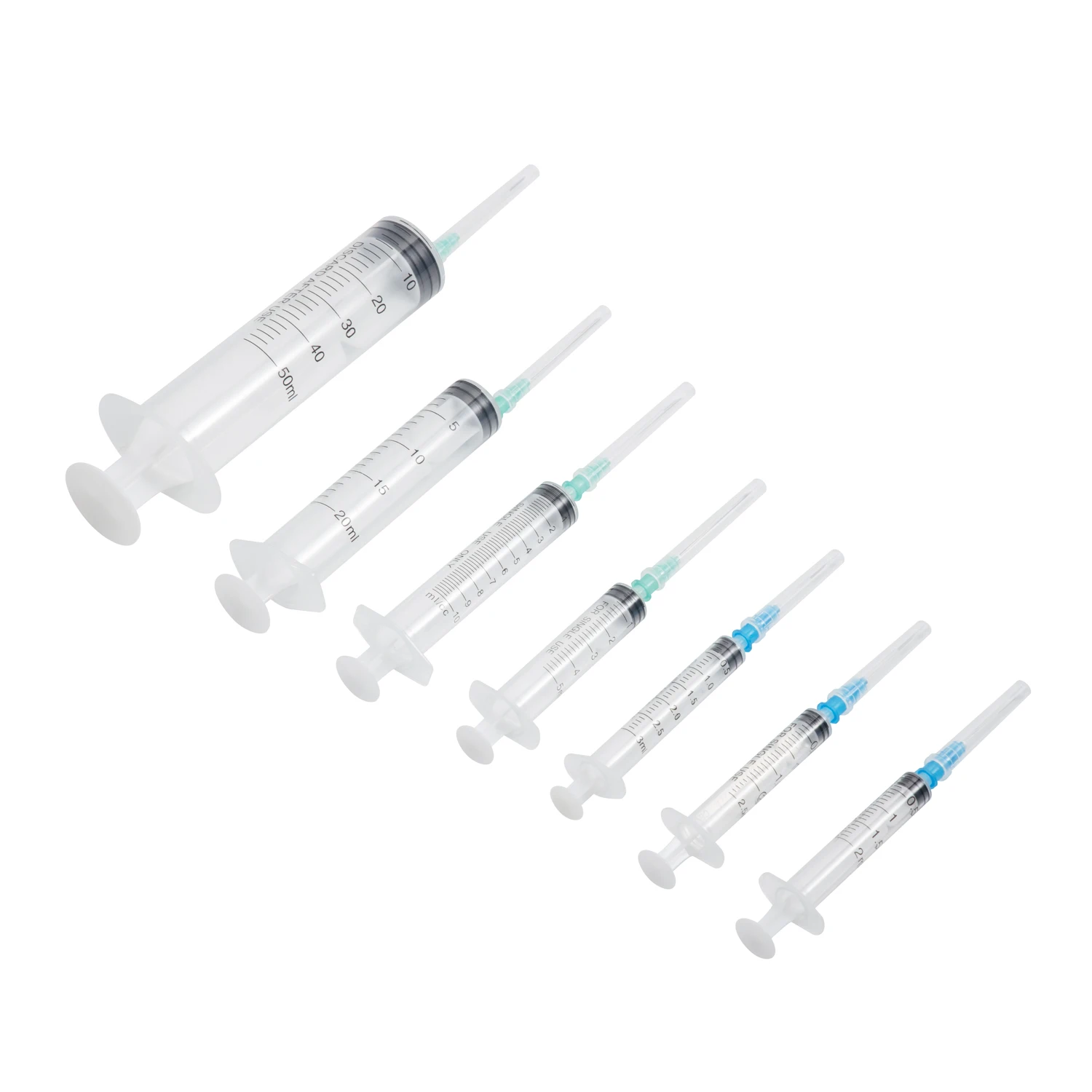 2 or 3 Parts Medical Disposable Sterile Injection Plastic Syringe Insulin Syringe Safety Syringe
