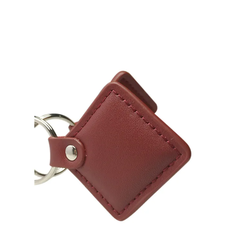 contactless RFID Keychain EM4305 leather keyfob rfid tags