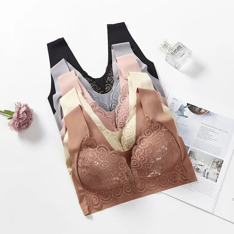 Big Cup Front Open Hook Brassiere Vest Fat Women Posture Corrector Bralette Bust Lift Front Closure Buckle Plus Size Bras
