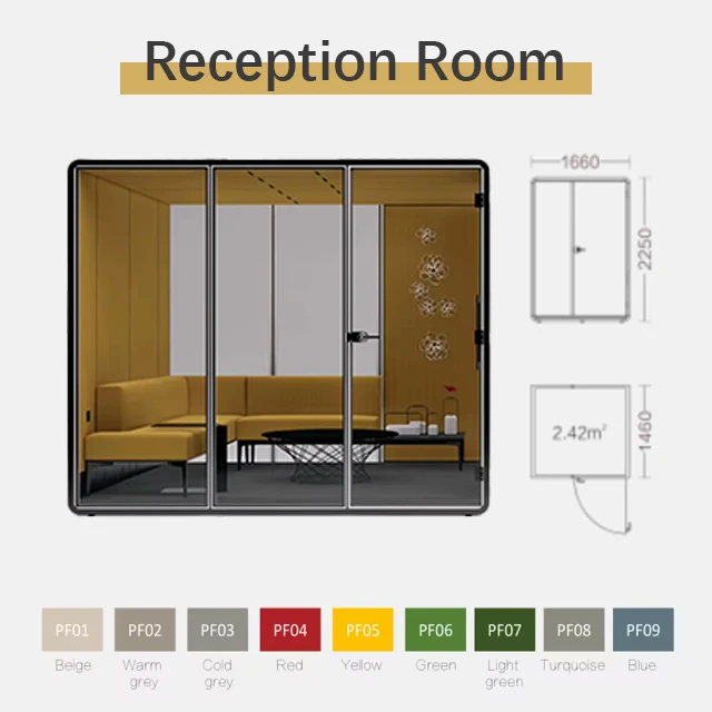Room Space Privacy Portable Office Large Phone Booth Pod Leisure Meeting Pod Soundproof Vocal Booth