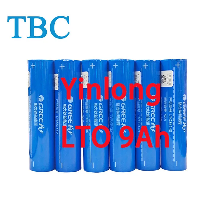 Yinlong Grade A  Lto 2.3v 9ah 66160 Lithium Titanate Battery Cell Low Starter Battery Temperature Use Power Battery