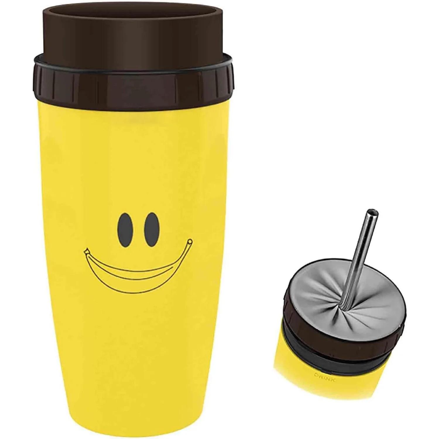 Unique Twizz Travel Mug Cup with Straw Leak Proof Design Coverless Coffee Aperture Water  Cup for sports children dropshipping