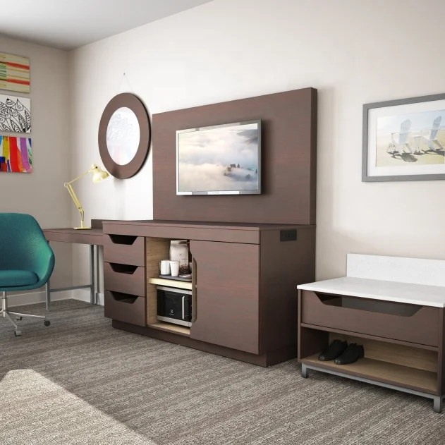 Custom Made Hotel Design Hampton Inn Hotel Bedroom Furniture Set