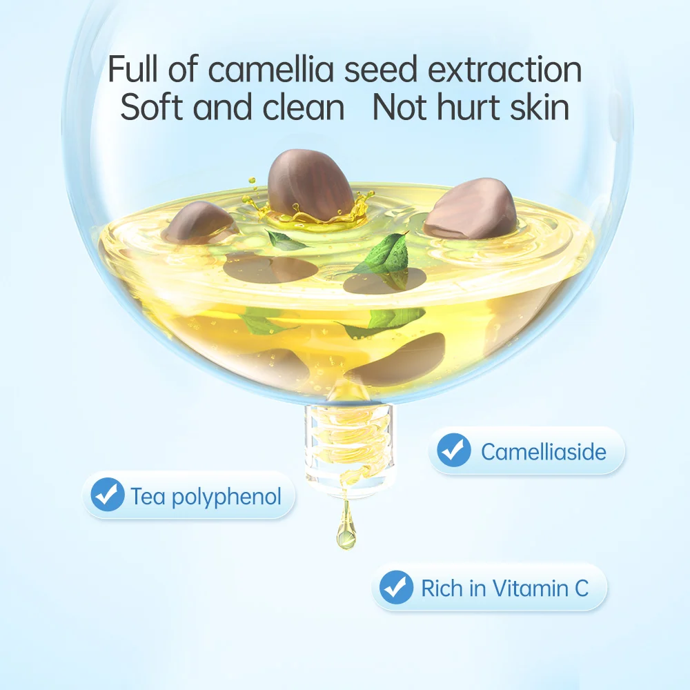 Factory direct provided 80 pieces bag camellia seed extract mild cleaning for delicate skin care wet tissue baby water wipes