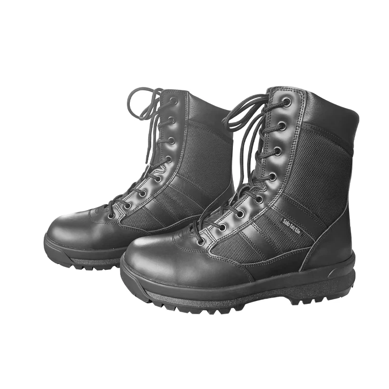 Factory Custom Waterproof Hiking Delta Black Duty Boots