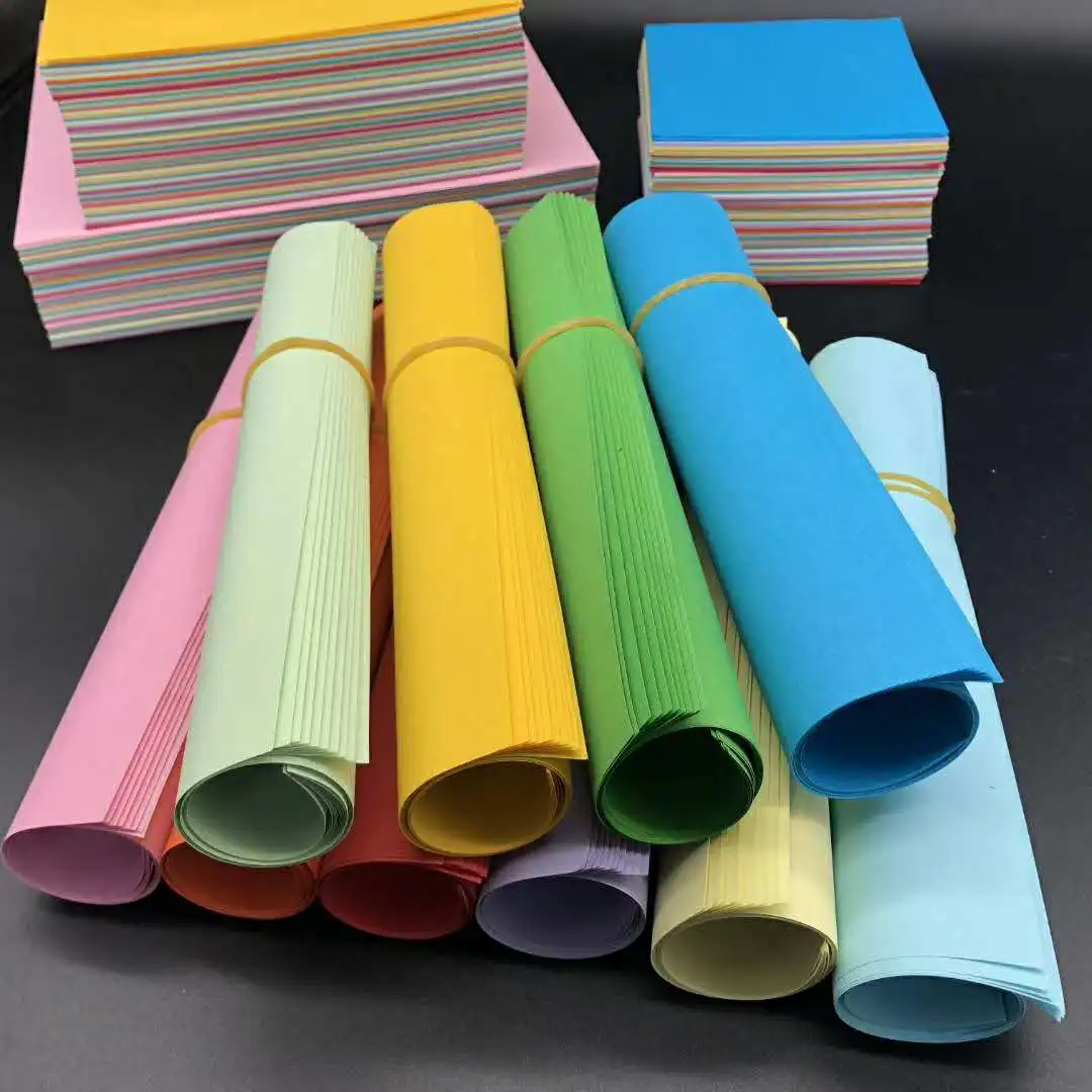 
diy color paper & origami paper &construction paper for office & stationery & school 