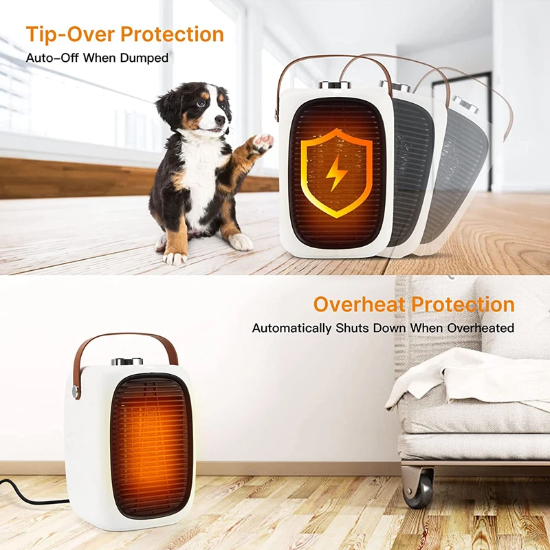 Portable Home room electric fan heat warm air heating electric mini PTC Ceramic fan heater space heaters for winter room